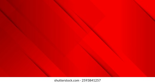 Abstract red and gold ribbons background. Used to decorate advertisements, 