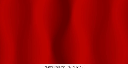 Abstract red and gold ribbons background