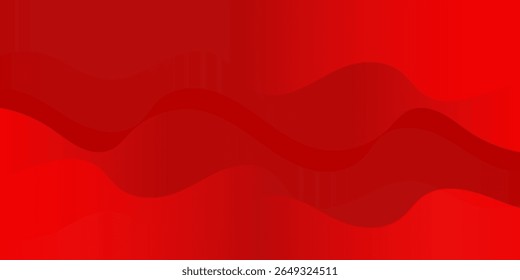 Fundo abstrato de fitas vermelhas e douradas. Usado para decorar anúncios, publicações, Eps10
