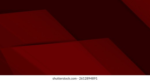 Abstract red gradient background for design. With minimal geometric shape. Simple red and black background. vector illustration