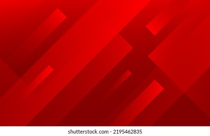 Abstract red gradient background. Dynamic shapes composition. Vector illustration
