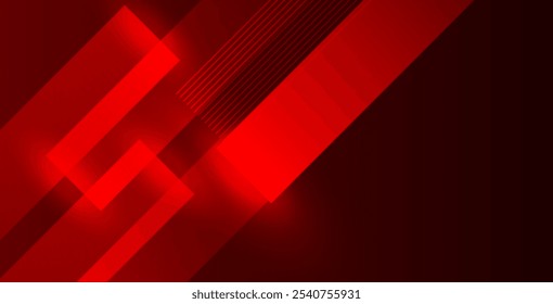 Fondo de degradado rojo Abstractas con Formas geométricas brillantes. Perfecto para diseños modernos, proyectos digitales, Anuncios, pósters y presentaciones creativas.