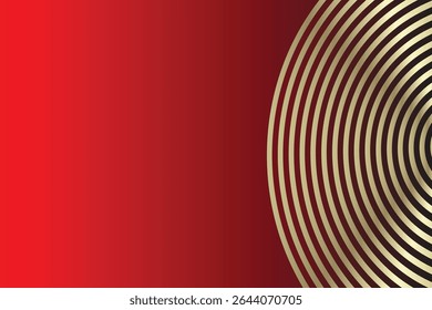 Fundo de gradiente vermelho abstrato. Padrão de linhas geométricas. Textura gradiente moderna. Design gráfico de tecnologia futurista. Terno para negócios, cabeçalho, capa, papel de parede, site, folheto