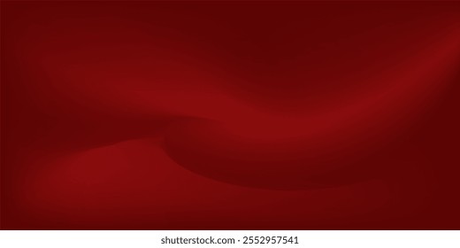 Fundo de gradiente vermelho abstrato, luz e sombra no fundo com dimensões, parede de tom quente com cor intensa,