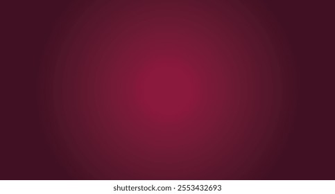 Abstract red gradient background, light and shadow on the backdrop with dimensions, hot tone wall with intense color, horizontal wallpaper. Abstract red wall background. eps 10 