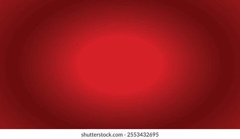 Abstract red gradient background, light and shadow on the backdrop with dimensions, hot tone wall with intense color, horizontal wallpaper. Abstract red wall background. eps 10 