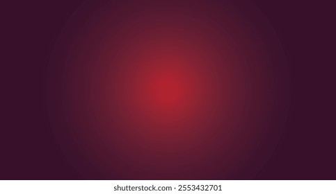 Abstract red gradient background, light and shadow on the backdrop with dimensions, hot tone wall with intense color, horizontal wallpaper. Abstract red wall background. eps 10 