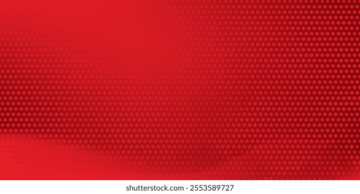 Abstract red gradient background, light and shadow on the backdrop with dimensions, hot tone wall with intense color, horizontal wallpaper. Art and Illustration