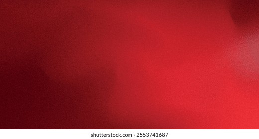 Abstract red gradient background, light and shadow on the backdrop with dimensions, hot tone wall with intense color