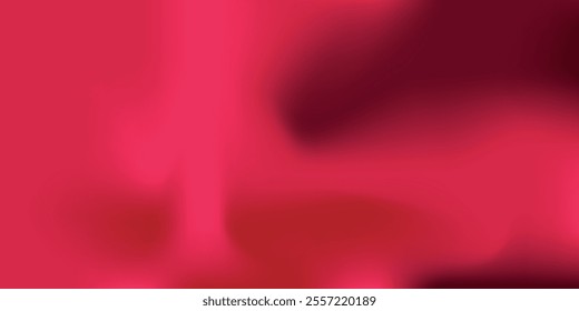 Abstract red gradient background, light and shadow on the backdrop with dimensions, hot tone wall with intense color, horizontal wallpaper.