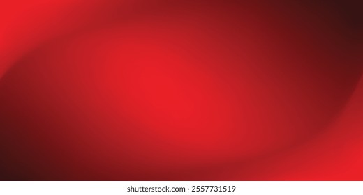 Abstract red gradient background, light and shadow on the backdrop with dimensions, hot tone wall with intense color, horizontal wallpaper.