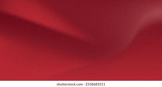 Abstract red gradient background, light and shadow on the backdrop with dimensions, hot tone wall with intense color