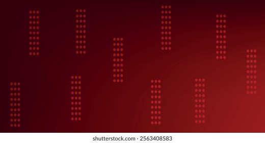 Abstract red gradient background, light and shadow on the backdrop with dimensions, hot tone wall with intense color, horizontal wallpaper.