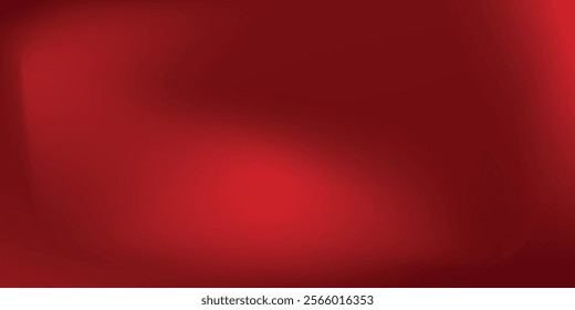 Abstract red gradient background, light and shadow on the backdrop with dimensions, hot tone wall with intense color, horizontal wallpaper.