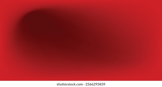 Abstract red gradient background, light and shadow on the backdrop with dimensions, hot tone wall 