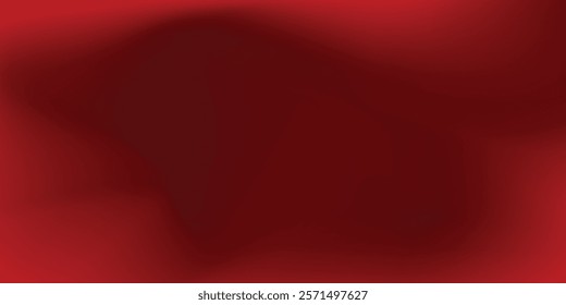 Abstract red gradient background, light and shadow on the backdrop with dimensions, hot tone wall with intense color, horizontal wallpaper.