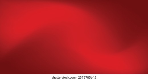 Abstract red gradient background, light and shadow on the backdrop with dimensions, hot tone wall with intense color, horizontal wallpaper red background