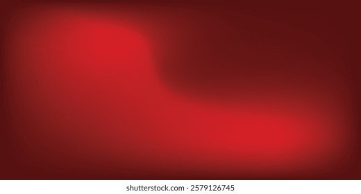 Abstract red gradient background, light and shadow on the backdrop with dimensions, hot tone wall with intense color