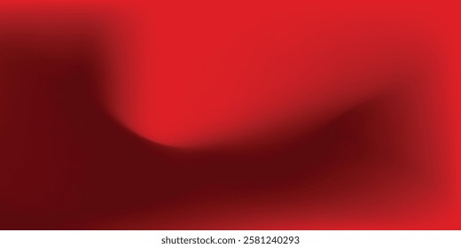 Abstract red gradient background, light and shadow on the backdrop with dimensions, hot tone wall with intense color, 