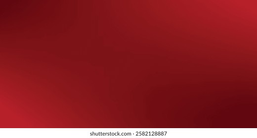 Abstract red gradient background, light and shadow on the backdrop with dimensions, hot tone wall with intense color, horizontal wallpaper.