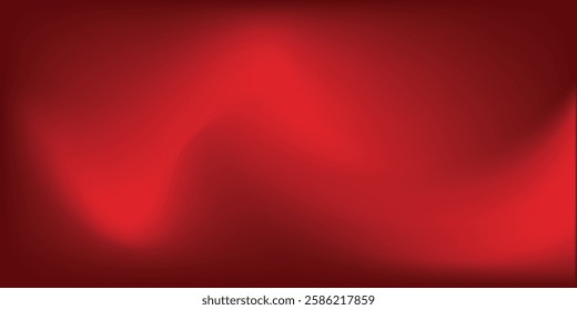 Abstract red gradient background, light and shadow on the backdrop with dimensions, hot tone wall with intense red modern arts