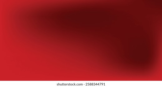 Abstract red gradient background, light and shadow on the backdrop with dimensions, hot tone wall with intense color red 