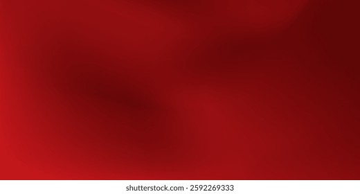 Abstract red gradient background, light and shadow on the backdrop with dimensions, hot tone wall with intense color