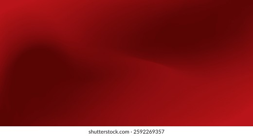 Abstract red gradient background, light and shadow on the backdrop with dimensions, hot tone wall with intense color