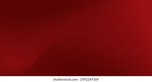 Abstract red gradient background, light and shadow on the backdrop with dimensions, hot tone wall with intense color