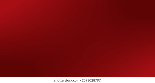 Abstract red gradient background, light and shadow on the backdrop with dimensions, hot tone wall with intense color