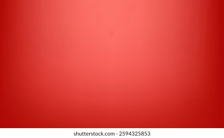 Abstract red gradient background. light and shadow on the backdrop with dimensions. hot tone wall with intense color.