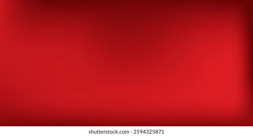 Abstract red gradient background. light and shadow on the backdrop with dimensions. hot tone wall with intense color.