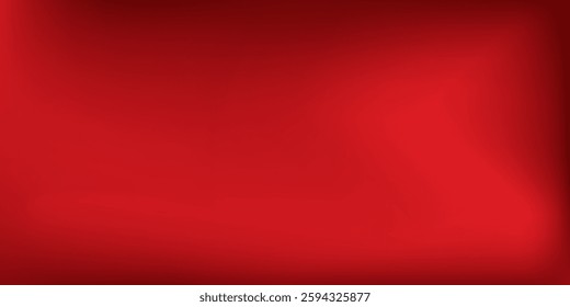 Abstract red gradient background. light and shadow on the backdrop with dimensions. hot tone wall with intense color.