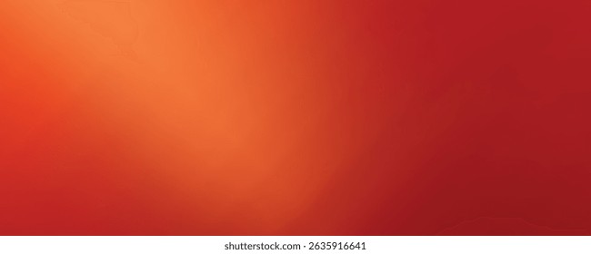 Abstract red gradient background, light and shadow on the backdrop with dimensions, hot tone wall with intense color, horizontal wallpaper.