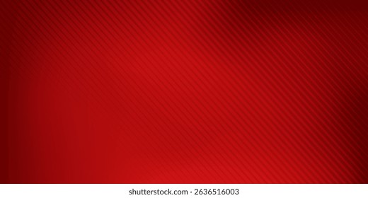 Abstract red gradient background, light and shadow on the backdrop with dimensions, hot tone wall with intense color, horizontal wallpaper.