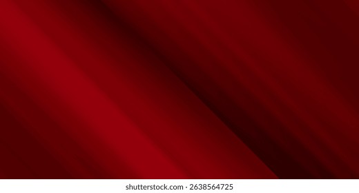 Abstract red gradient background, light and shadow on the backdrop with dimensions, hot tone wall with intense color, horizontal wallpaper.