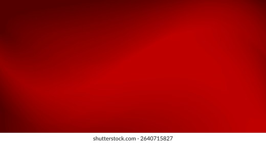 Abstract red gradient background, light and shadow on the backdrop with dimensions, hot tone wall with intense color, horizontal wallpaper.