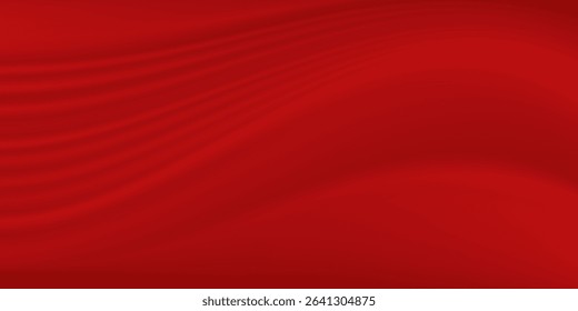 Abstract red gradient background, light and shadow on the backdrop with dimensions, hot tone wall with intense color, horizontal wallpaper. eps 10