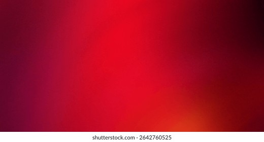 Abstract red gradient background, light and shadow on the backdrop with dimensions, hot tone wall with intense color, horizontal wallpaper.
