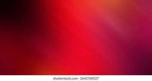 Abstract red gradient background, light and shadow on the backdrop with dimensions, hot tone wall with intense color, horizontal wallpaper.