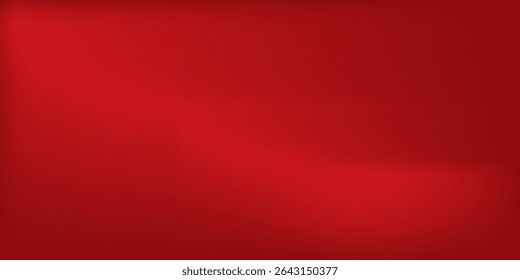 Abstract red gradient background, light and shadow on the backdrop with dimensions, hot tone wall with intense color, horizontal wallpaper.