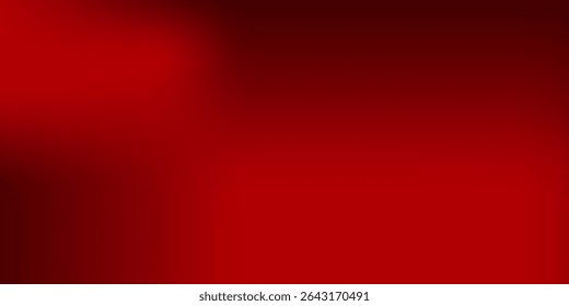 Abstract red gradient background, light and shadow on the backdrop with dimensions, hot tone wall with intense color, horizontal wallpaper.eps 10