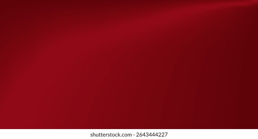 Abstract red gradient background, light and shadow on the backdrop with dimensions, hot tone wall with intense color, horizontal wallpaper.