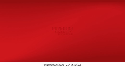 Fundo de gradiente vermelho abstrato, luz e sombra no fundo com dimensões, parede de tom quente com cor intensa, papel de parede horizontal.