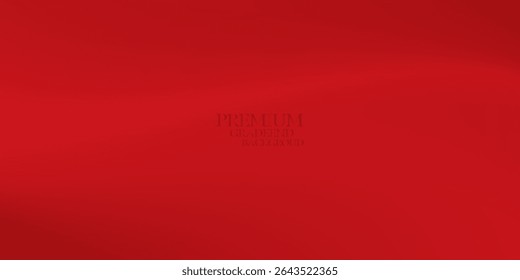 Abstract red gradient background, light and shadow on the backdrop with dimensions, hot tone wall with intense color, horizontal wallpaper.