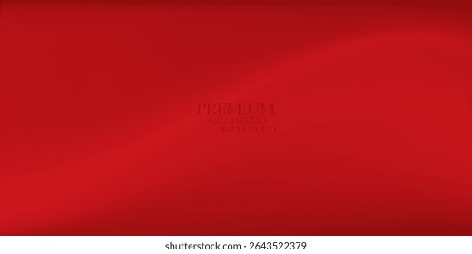 Abstract red gradient background, light and shadow on the backdrop with dimensions, hot tone wall with intense color, horizontal wallpaper.
