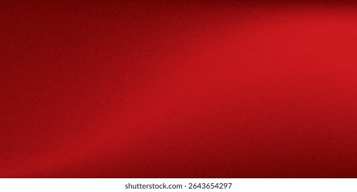 Fundo de gradiente vermelho abstrato, luz e sombra no fundo com dimensões, parede de tom quente com cor intensa, papel de parede horizontal eps 10.