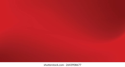 Fundo de gradiente vermelho abstrato, luz e sombra no fundo com dimensões, parede de tom quente com cor intensa, papel de parede horizontal.