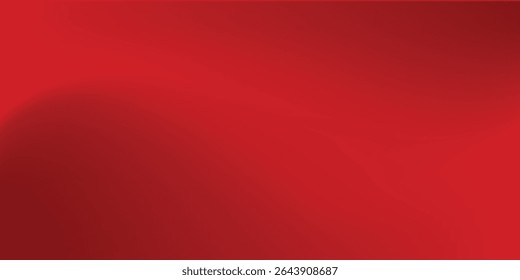Abstract red gradient background, light and shadow on the backdrop with dimensions, hot tone wall with intense color, horizontal wallpaper.