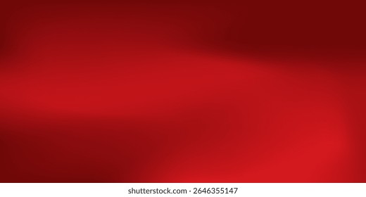Fundo de gradiente vermelho abstrato, luz e sombra no fundo com dimensões, parede de tom quente com cor intensa, papel de parede horizontal.
